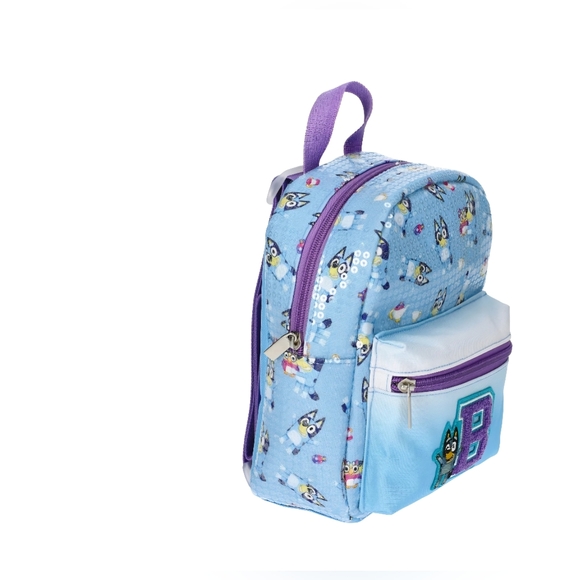 Bluey Kids Backpack with Purple Accents - Picture 3 of 4
